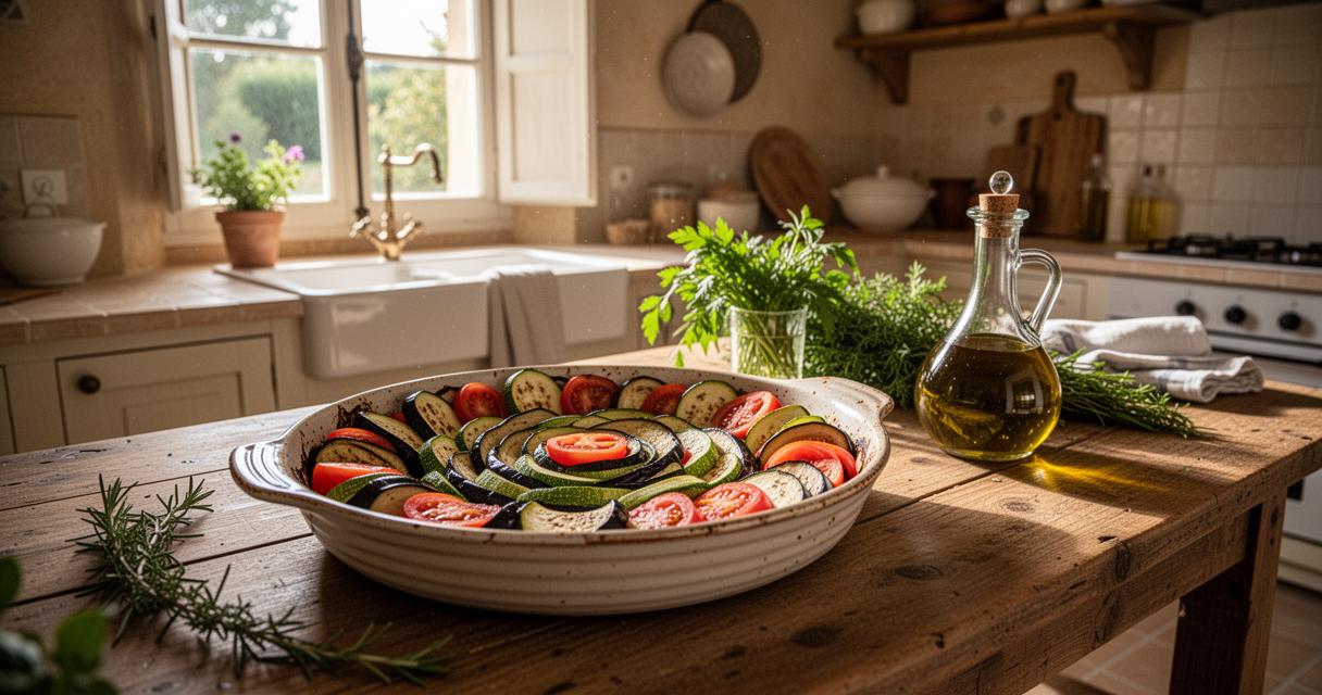 Lire la suite à propos de l’article Tuto cuisine : preparez un gratin de legumes provencal aux herbes de Provence
